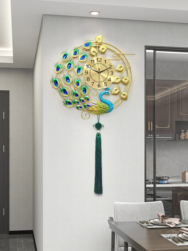 

Oversized Luxury Wall Clock Creative Modern European Design Gold Silent Nordic Wall Clock Golden Metal Zegar Household Products