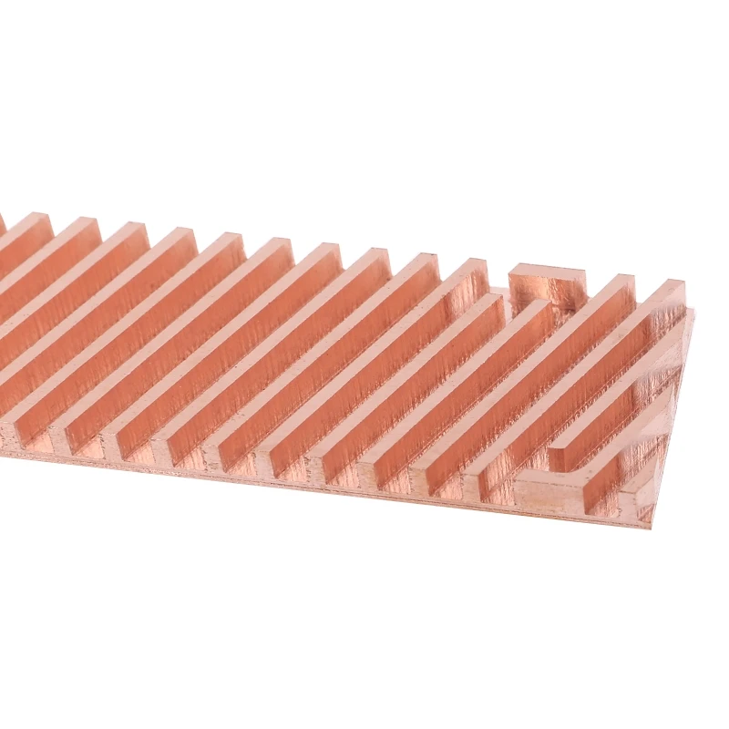 E9LB Ультратонкий радиатор из чистой меди, охладитель, теплоотвод SSD, термопрокладка для M.2 220