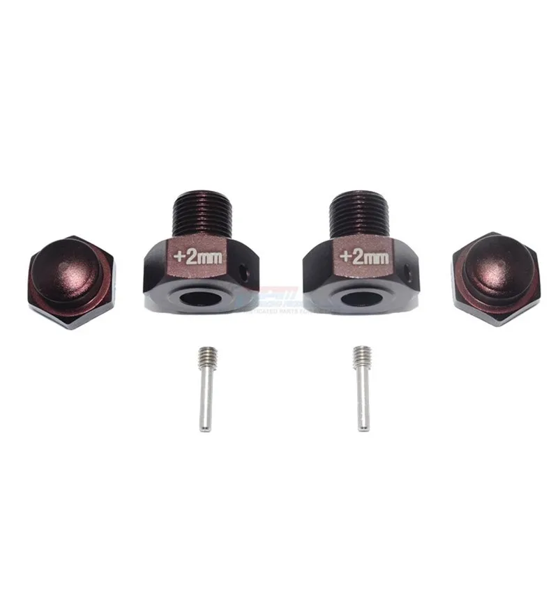 محول سداسي من الألومنيوم GPM (+2 مم) لأجزاء LOSI 1/6 Super Baja Rey RC