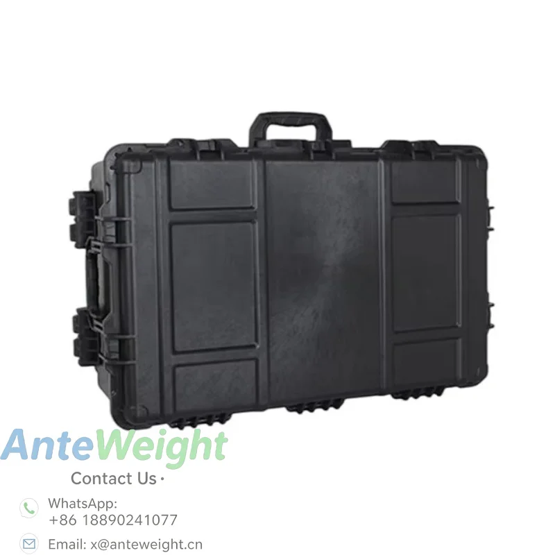 Heavy Duty Waterproof Plastic Tool case with Wheels Shockproof Outdoor Camping Storage Box Customizable Foam Insets