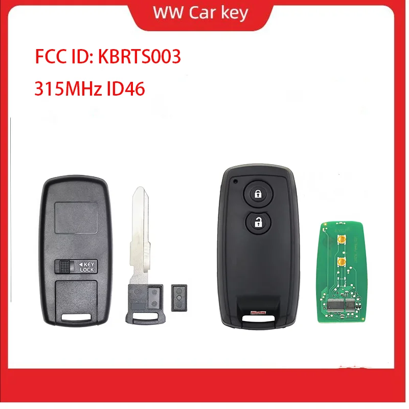

Для Suzuki Swift SX4 Grand Vitara Uncut HU133 KBRTS003 смарт-карта, дистанционный ключ, 2 кнопки, 315 МГц, с чипом ID46