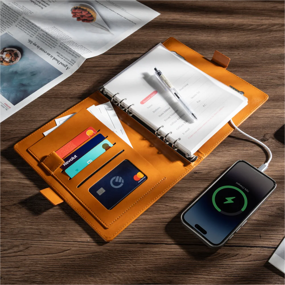 صندوق هدايا مميز للكمبيوتر المحمول - يتضمن ألعابًا مع بنك طاقة وإضاءة شعار LED، هدية عمل أنيقة للمحترفين والتنفيذيين #5