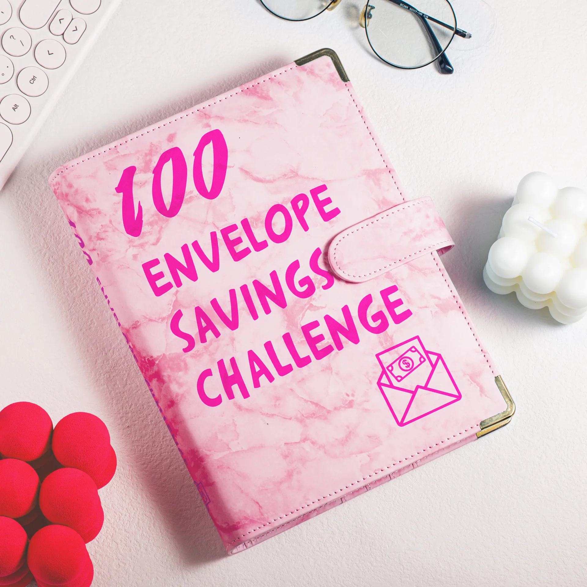 Challenge Budget Binder Savings Easy and Fun Way To Save Money Challenges Notebook Binder with Cash Envelopes 100 Envelope