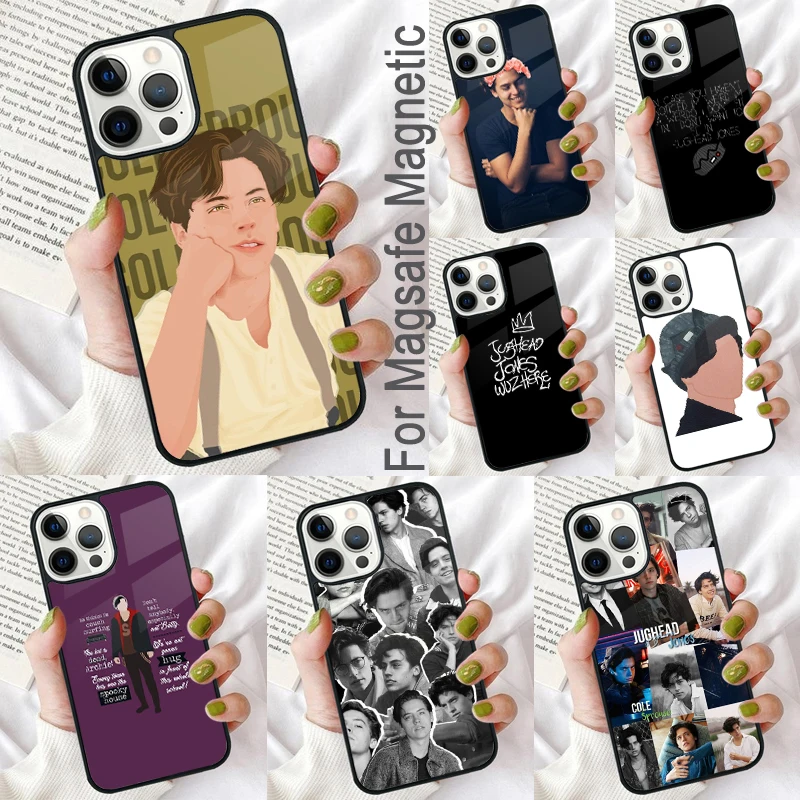 Jughead Cole Sprouse Magnetic Soft Phone Case for iPhone 16 Promax 15 Pro 13 14 Plus 11 12 Mini MagSafe Coque