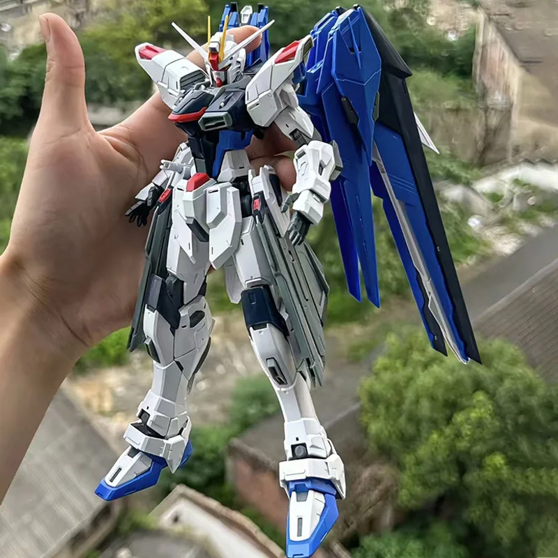 Gaogao Model Hg 1/144 High Grade Series Freedom Model  New Fate Mg Red Mighty Strike Freedom Wings Model Collectible Robot Kit