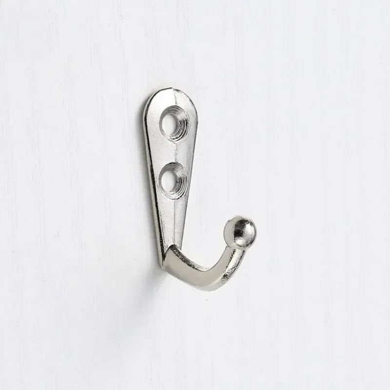 10Pcs Wall Mounted Hooks Retro Single Prong Hook Heavy Duty Screws Hook for Robe Coat Hat Holder Keys Hanger Kitchen Bathroom