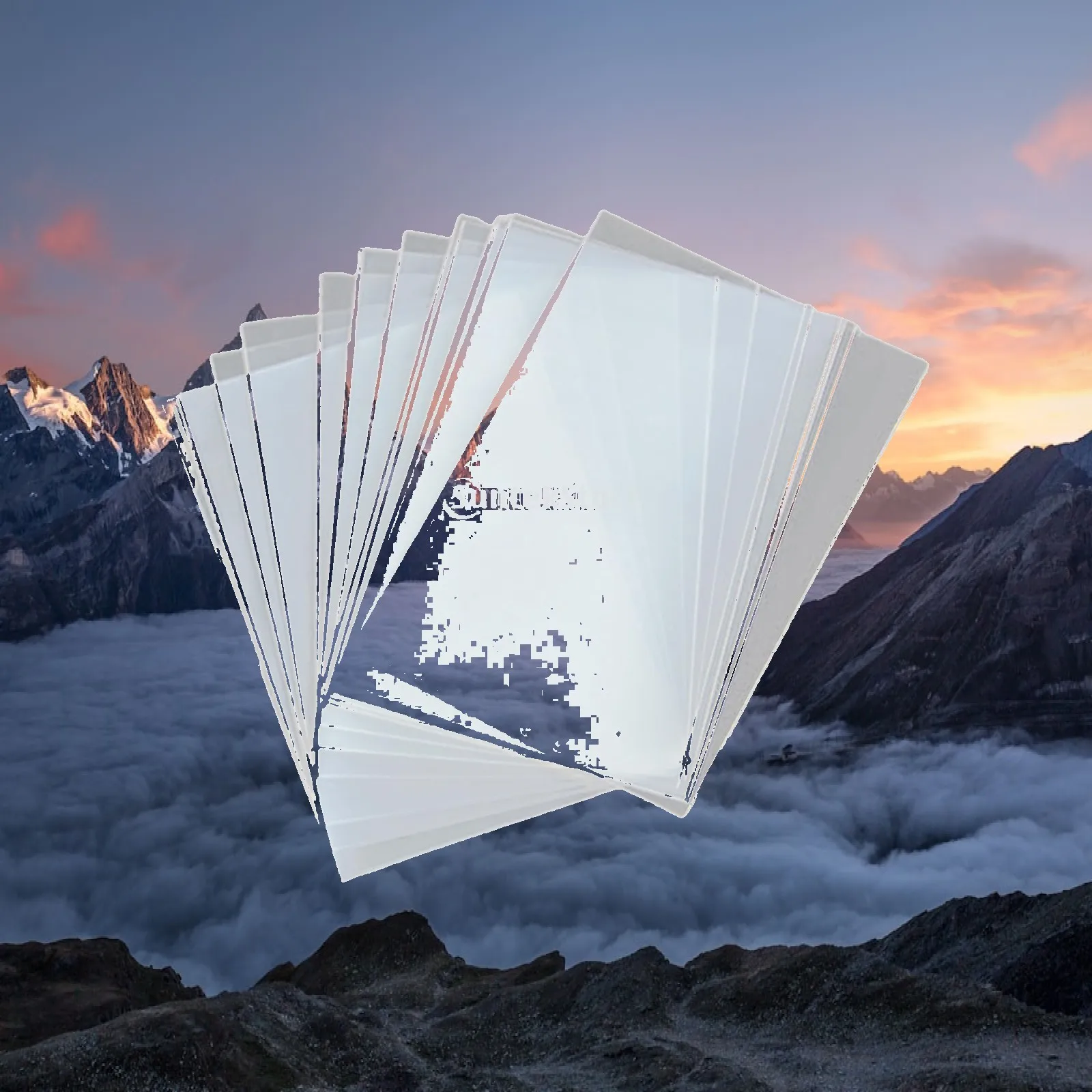 Clear PP Card Sleeves Dustproof Waterproof Protector for Photo Cards Trading Cards Collectible Storage Holder Supplies