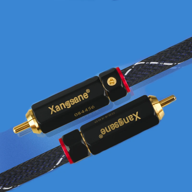 Âm Thanh HiFi RCA Kỹ Thuật Số Cáp Đồng Trục 75Ohm IT65G Mạ Bạc Khuếch Đại Loa Siêu Trầm Dây