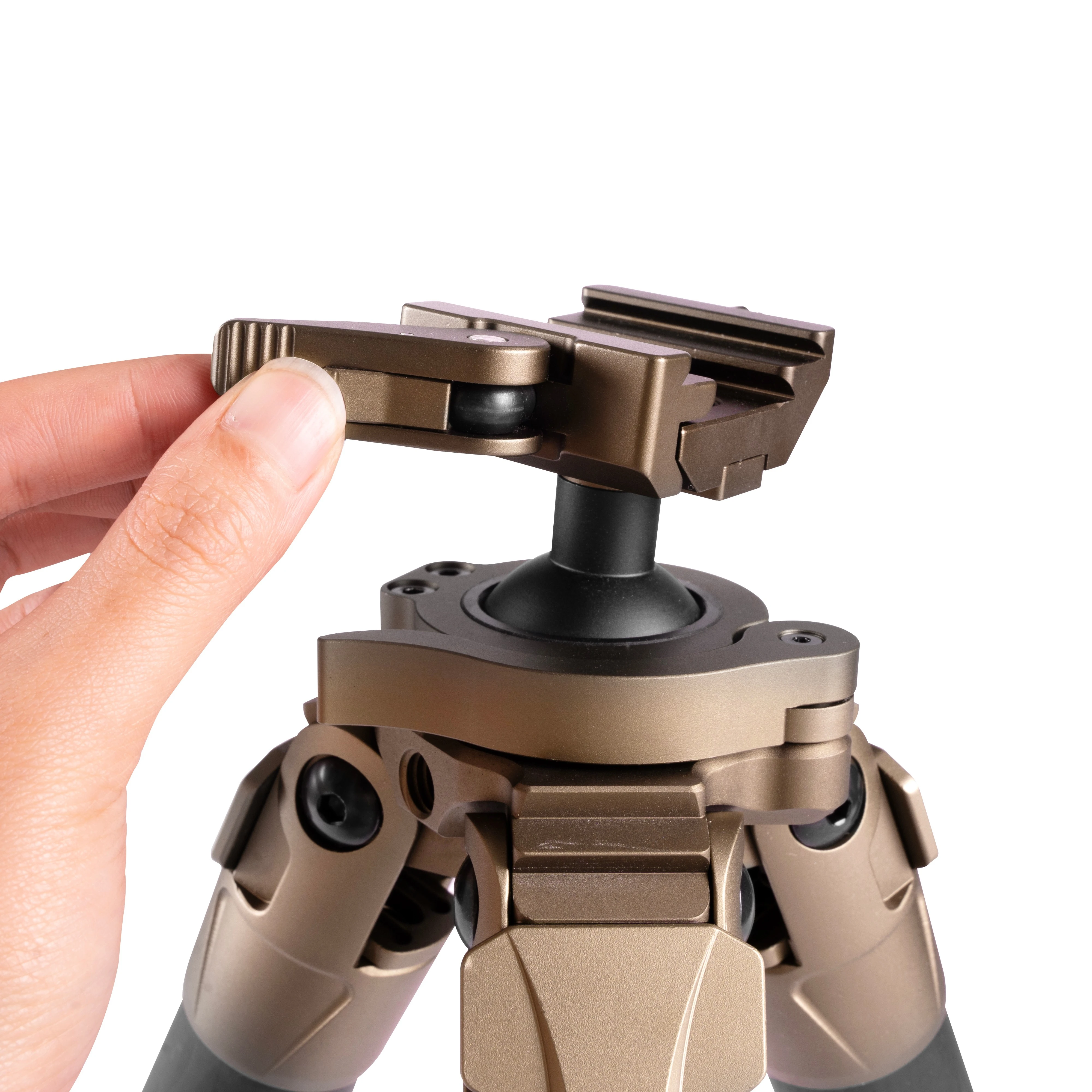 Ultra-light Carbon Fiber Support Stable Base Outdoor Shooting Bracket, Portable Foldable Design Compatible with Arca Standard
