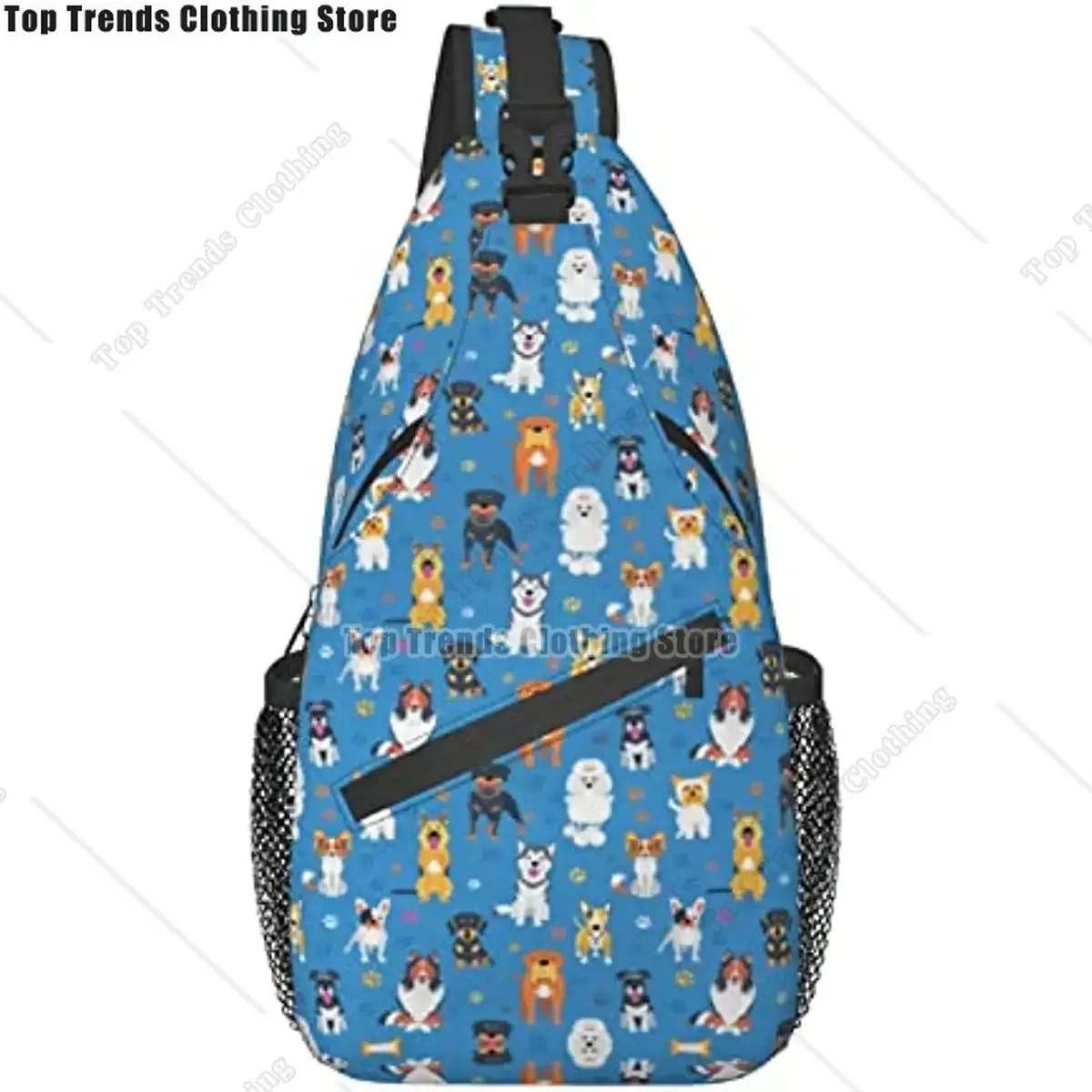 

Funny Cute Dog Paw Sling Bag Chest Shoulder Backpack Fanny Pack Crossbody Bags for Men Women One Size