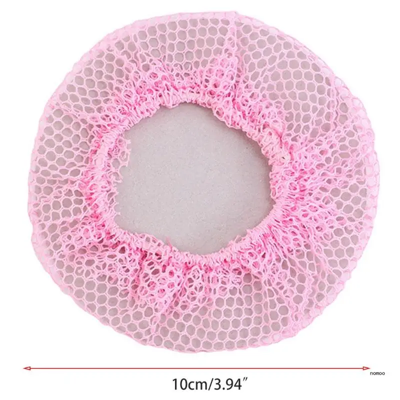 Elegant Hair Net Reusable Flower Elastic Band Bun Cover for Ballet Dancer