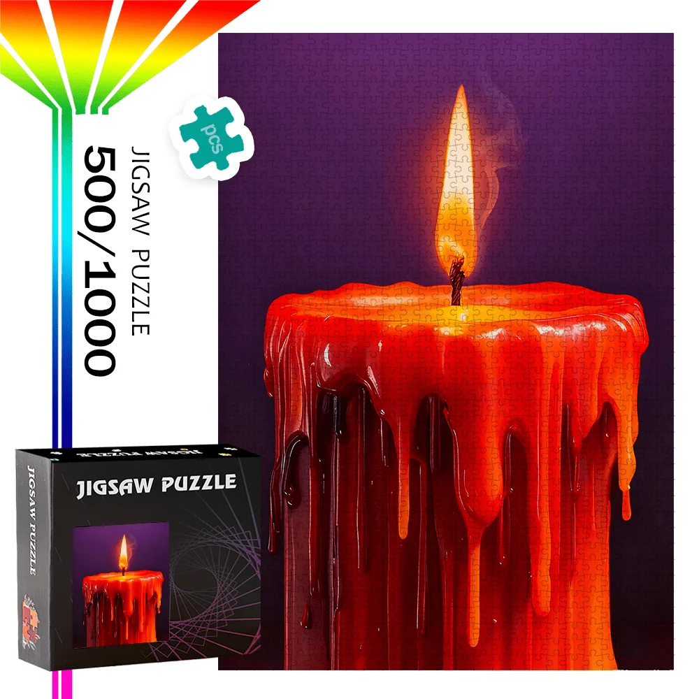 

500 шт./1000 шт. высококачественные пазлы на день рождения, Хэллоуин, Рождество, День Благодарения, Пасха, Картонные пазлы, Портативный