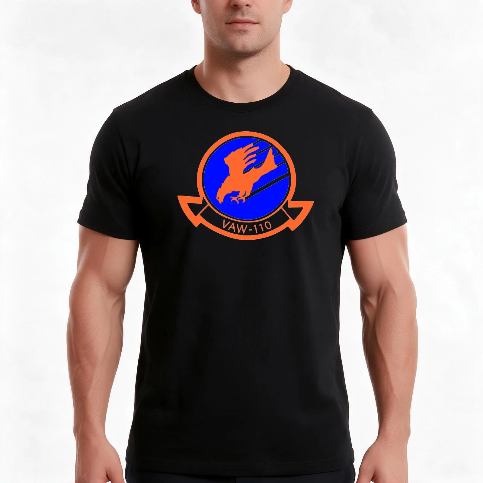 Top Gun - Firebirds T-Shirt, Summer Casual Cotton Tee, Oversized Streetwear Tops, Vintage Graphic Print, Loose Fit Short Sleeve