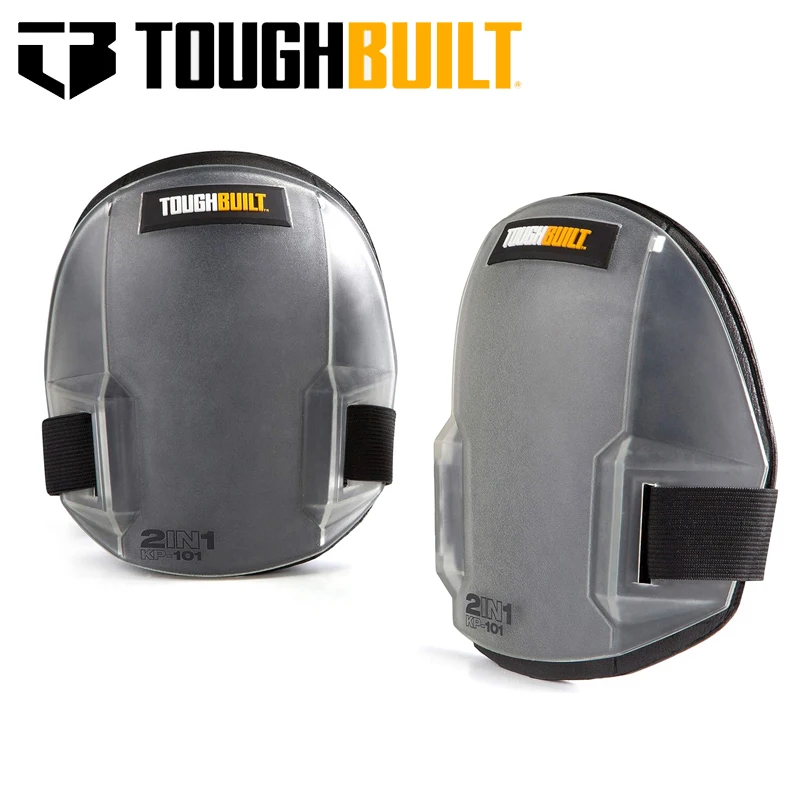 TOUGHBUILT TB-KP-101 2-in-1 Knee Pads Lightweight Removable Outer-Shell Strong Durable Comfortable Fit Protective Tools