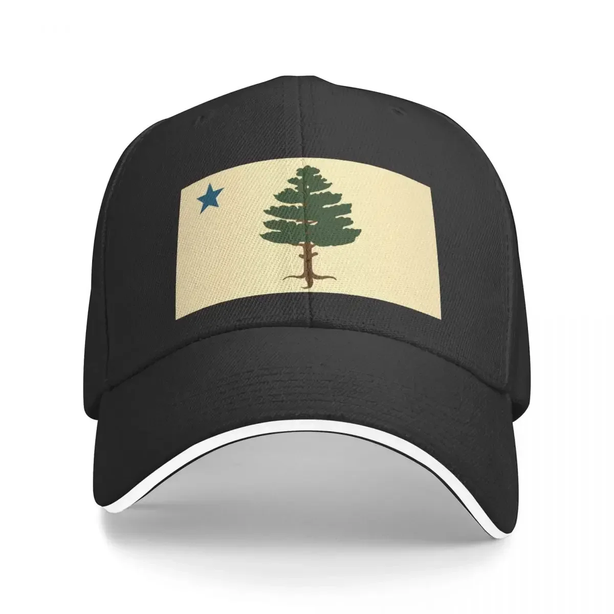 

Maine Flag 1901 Baseball Cap Ball Cap tea Hat Men's Hats Women's