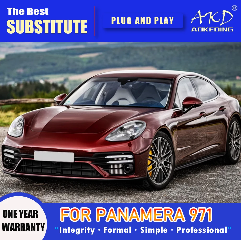 AKD Head Lamp per Porsche Panamera 971 LED Headlight 2017-2023 fari 971 DRL indicatori di direzione High Beam Angel Eye obiettivo del proiettore