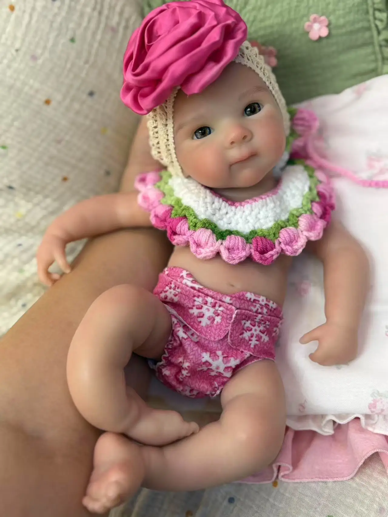 2セットの衣装/33cm 洗える＆開口部のあるベティ リボーンドール シリコン製女の子人形 3Dペイントスキン ソフトタッチ 新生児シリコン人形