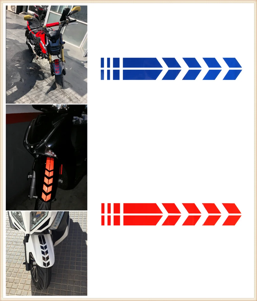 

Motorcycle car modeling wheel fender fuel tank reflective stickers for HONDA VTR1000F FIRESTORM CBR125R CBR300R CB300F FA