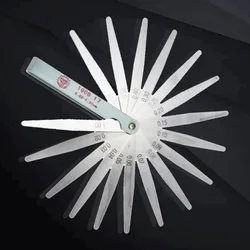 17 Blades Feeler Gauge Metric Gap Filler 0.02-1.00mm Gage Measurment Tool For Engine Valve Adjustment