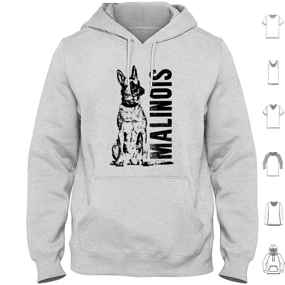 

Толстовка с капюшоном Malinois-Belgian Shepherd-Mechelaar, хлопковая толстовка с длинными рукавами Malinois, бельгийская собака малинуа, бельгийская овчарка