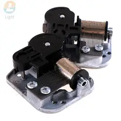 7 Songs Mechanical DIY Windup Music Box Sankyo Musical Movement + Screws + Key Christmas Gift Ornament Gift Box Accessories