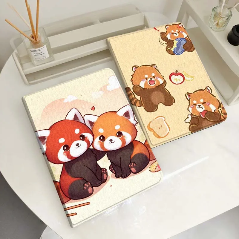 

Red Panda Art Cute Pattern Gift For iPad 7 8gen 9gen 10th 11th Pro 11 13 2 12.9 10.9 10.2 9.7 2025 2024 2021 Tablet Case