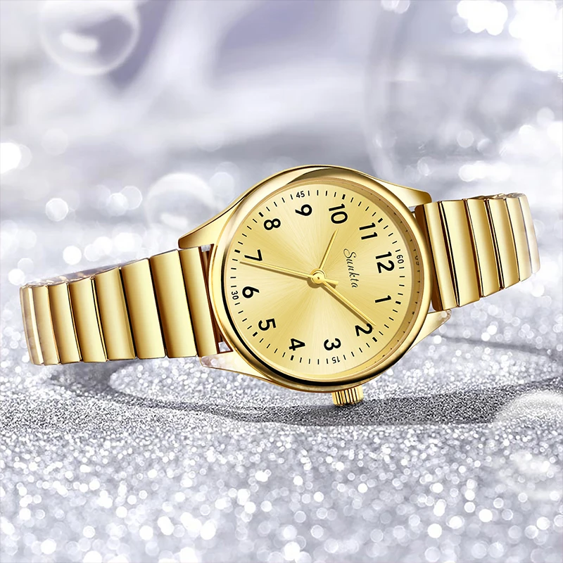 LIGE ใหม่นาฬิกาข้อมือควอตซ์สําหรับผู้หญิงสแตนเลสหรูหรากันน้ําผู้หญิงนาฬิกาแนวโน้มสบายๆสุภาพสตรีนาฬิกาของขวัญ