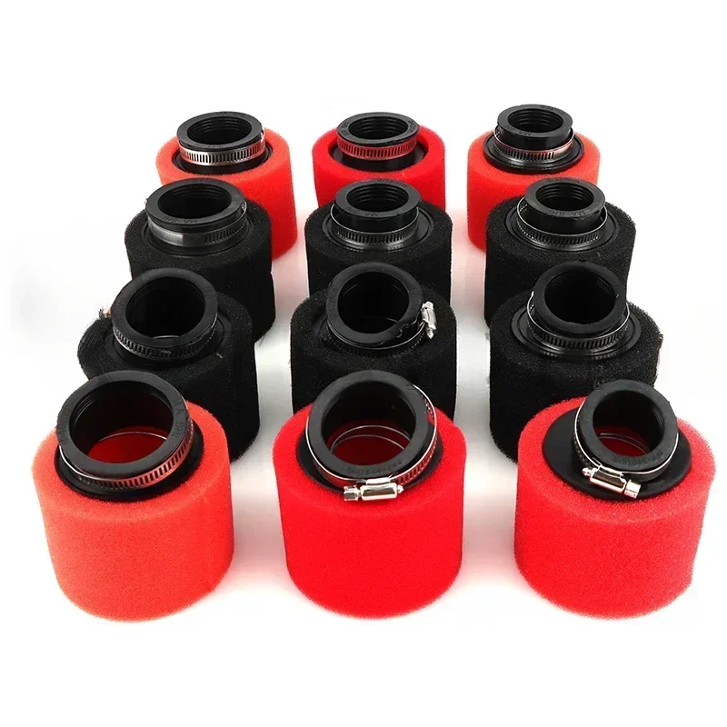 

Black and Red Foam Air Filter 35mm 38mm 42mm 45mm 48mm Sponge Cleaner Moped Scooter Dirt Pit Bike Motorcycle