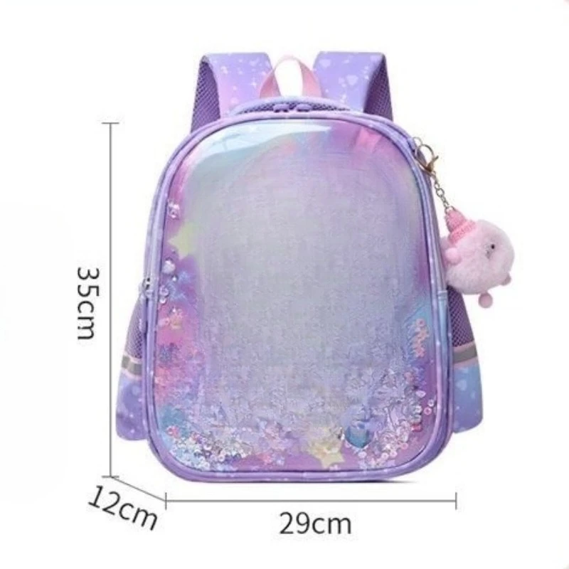 جديد ديزني الكرتون حورية البحر حقيبة الظهر حقيبة مدرسية سيدة بنات الكرة هدية عيد ميلاد