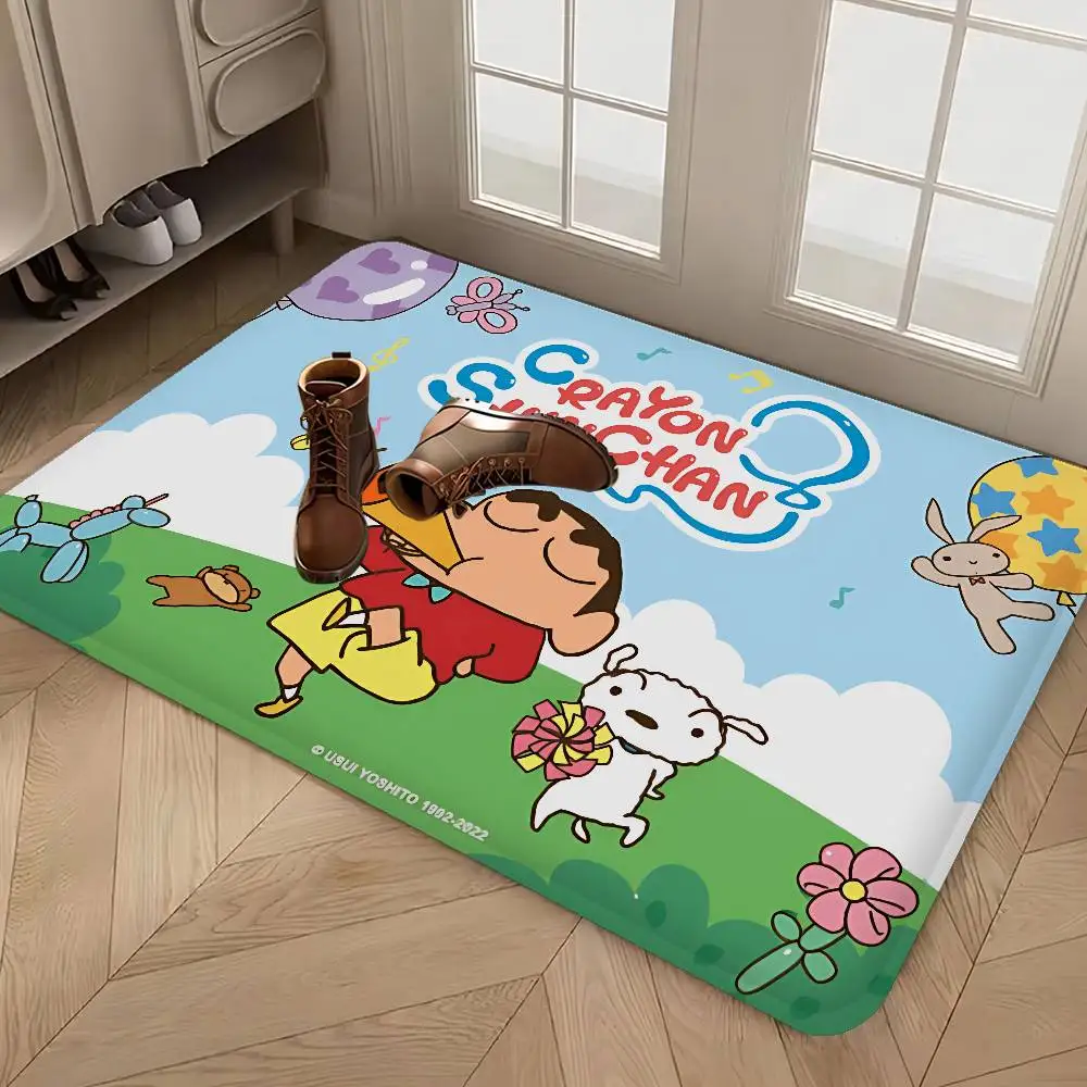 C-Crayon S-Shin-chan Kitchen Mat Cheaper Anti-slip Modern Living Room Balcony Printed Modern Home Decor
