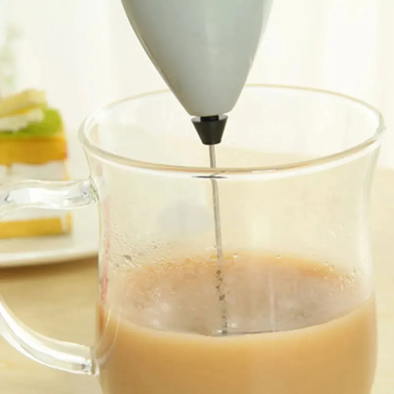 خلاط رغوي الحليب الصغير خلاط خفق القهوة اللاسلكي مقشدة يده خافق البيض كابتشينو Frother خلاط المطبخ
