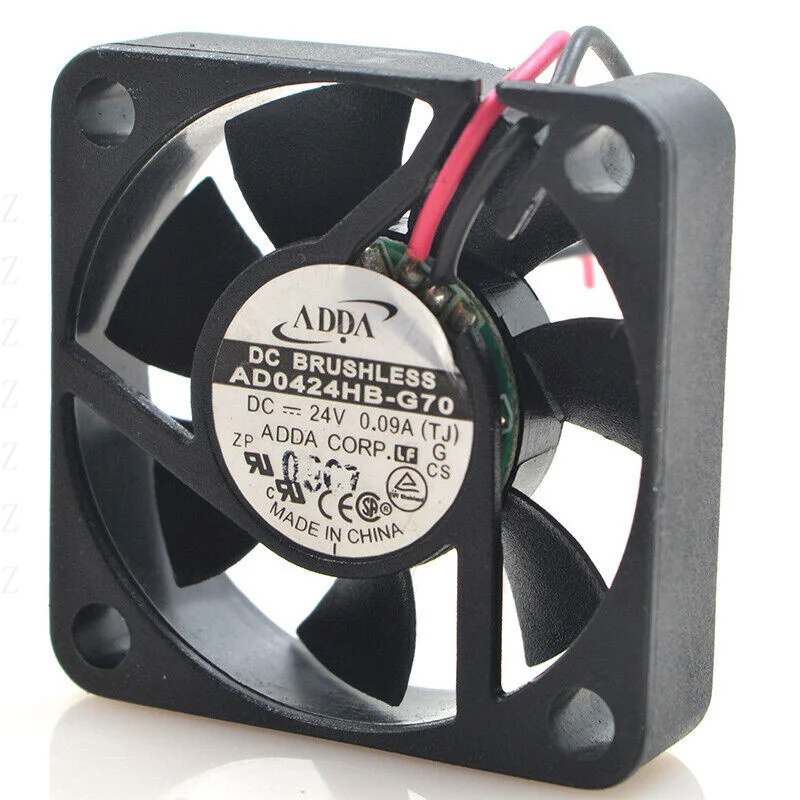

ZZZZ For ADDA Fan AD0424HB-G70 Axial Fan DC 24V 0.09A 40*40*10MM 2-Wires Cooling Fan
