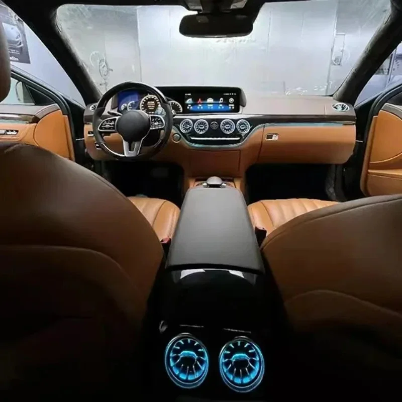 Suitable for S-Class W221 Upgrade W222  Dashboard Center Console Front/rear air Outlet Central Control Platform
