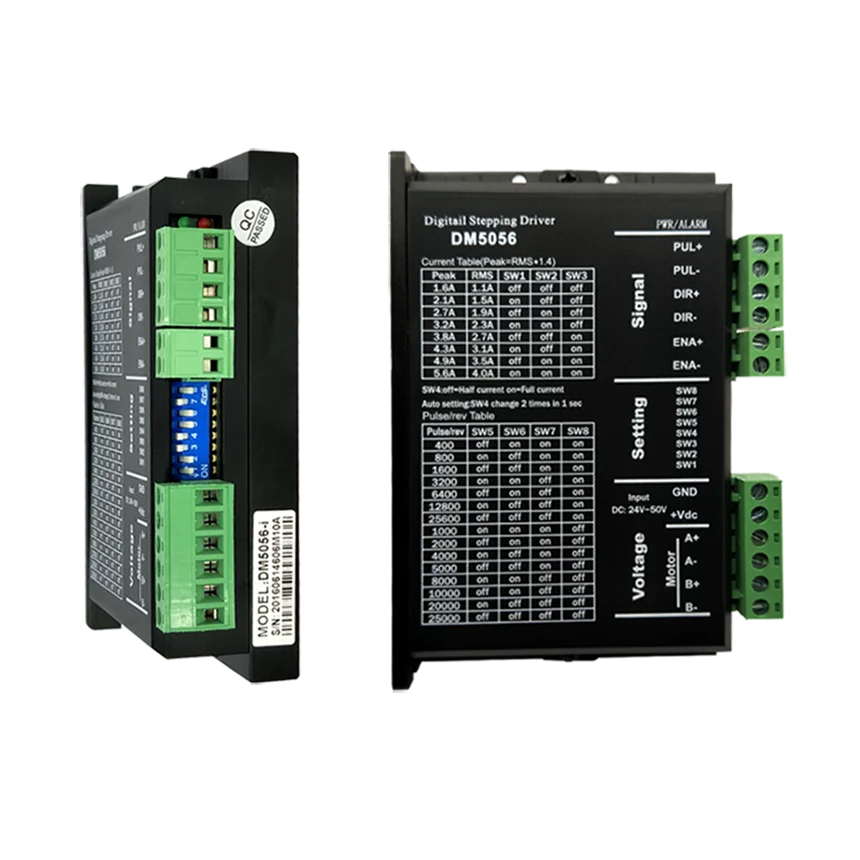 2026 Nema11 17 23 MC5056 24-50VDC 2.1-5.6A 2 Phase Digital Brushless Electric Stepper Motor Driver for CNC Machine