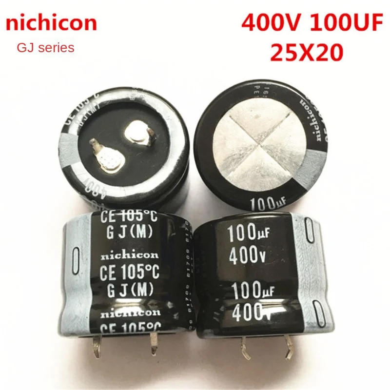 1PCS 400V100UF 25X20 Japan Nichicon nichicon 100UF 400V 25*20 GJ 105 degrees