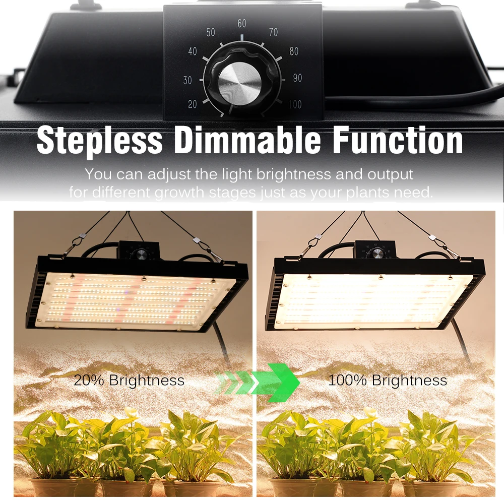 ستبليس عكس الضوء 150 واط QB288 LM281B 3000 كيلو/5000 كيلو مزيج 660nm UV IR LED تنمو ضوء Led لوحة الكم مع سائق #3