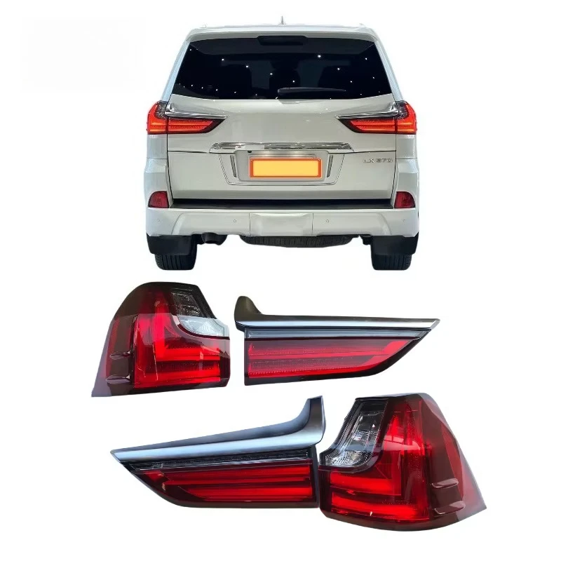Best Price  FORLexus LX 570 Package Luxury SUV Car Taillight with streamer turns to 2017-2022