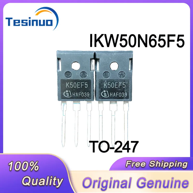 5-10/PCS New Original IKW50N65F5 50N65F5 K50EF5 TO-247 50A 650V New energy vehicle computer board IGBT tube In Stock