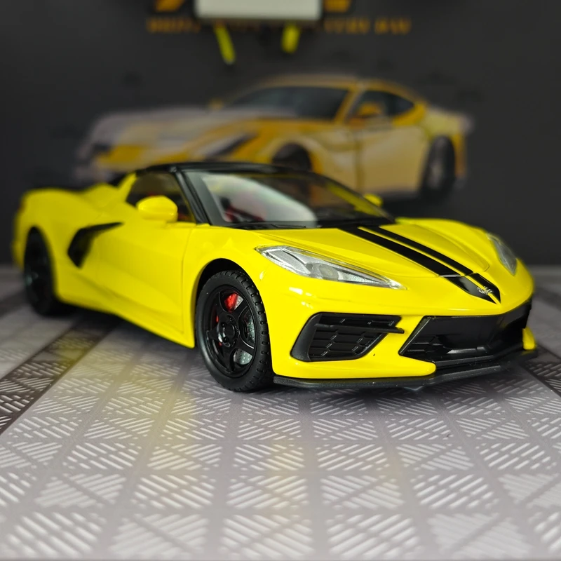 Model Auto Chevrolet Corvette C8 1:22 - usage example