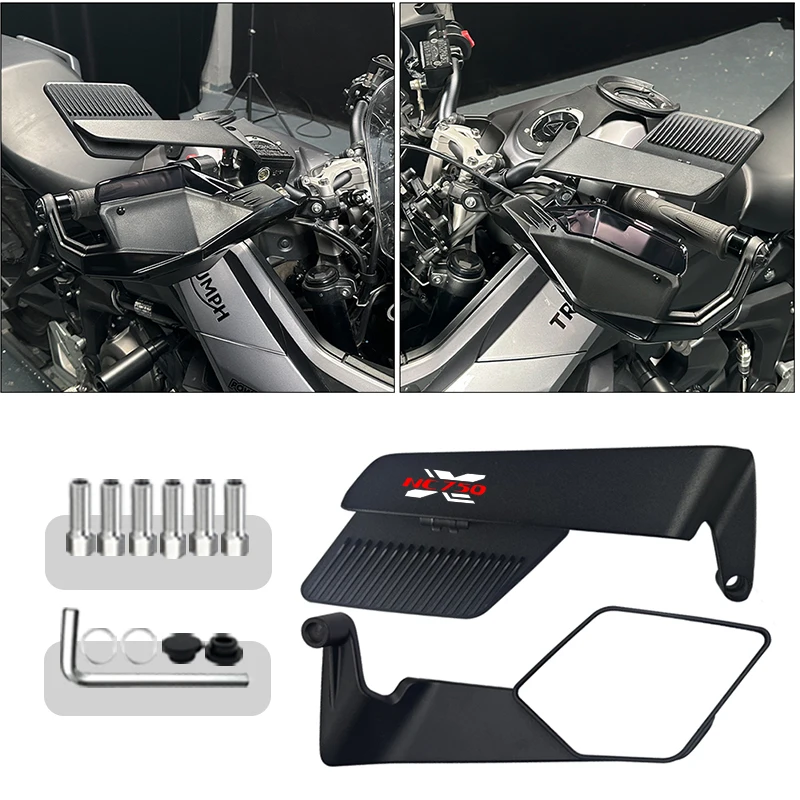 Wind Wing Side Rearview Reversing Mirror Anti-Glare 360° Adjustable For Honda NC750X NC700S NC700X NC750S NC750 X/S