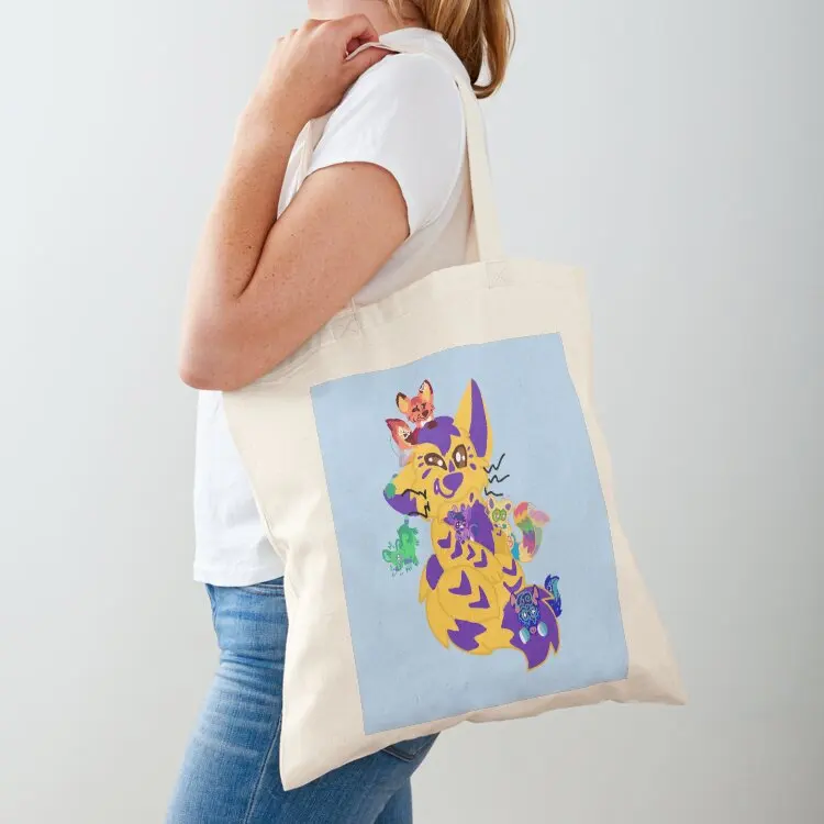 Furodivergent Huddle Tote Bag Woman shopper bag tote bag men's eco pack
