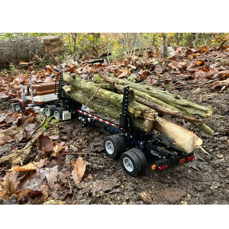 MOC-128371 電気ログトラックアセンブリスプライシングビルディングブロック Model2006car 部品ビルディングブロック子供 Custombirthday おもちゃギフト