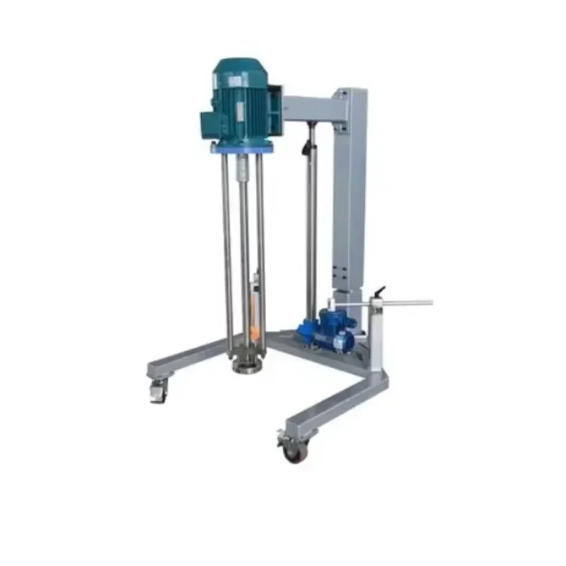 Laboratory High Speed Lifting Homogenizer -Heating High Shear Dispersing Emulsifier Mixer for Cream Sauce