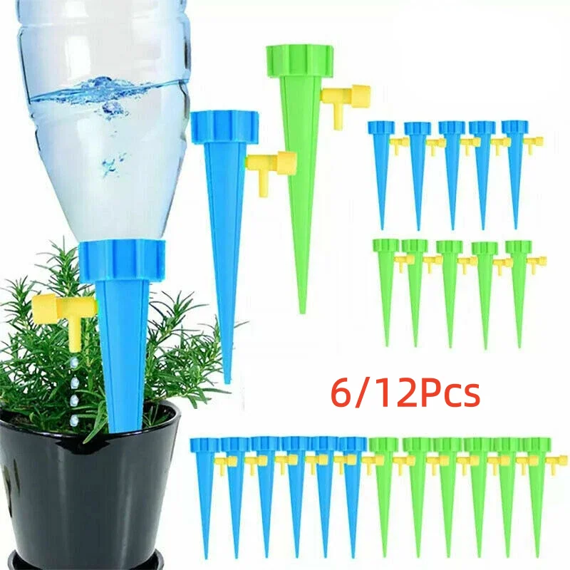 Automatic Drip Irrigation System Self Watering Spike for Flower Plants Greenhouse Garden Adjustable Auto Water Dripper Device