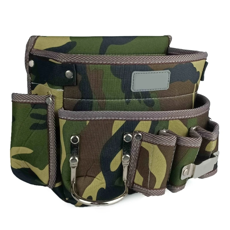 

Waist Bag Multiple Pocket Technician & Electrician Tool Bag with Adjustable Belt