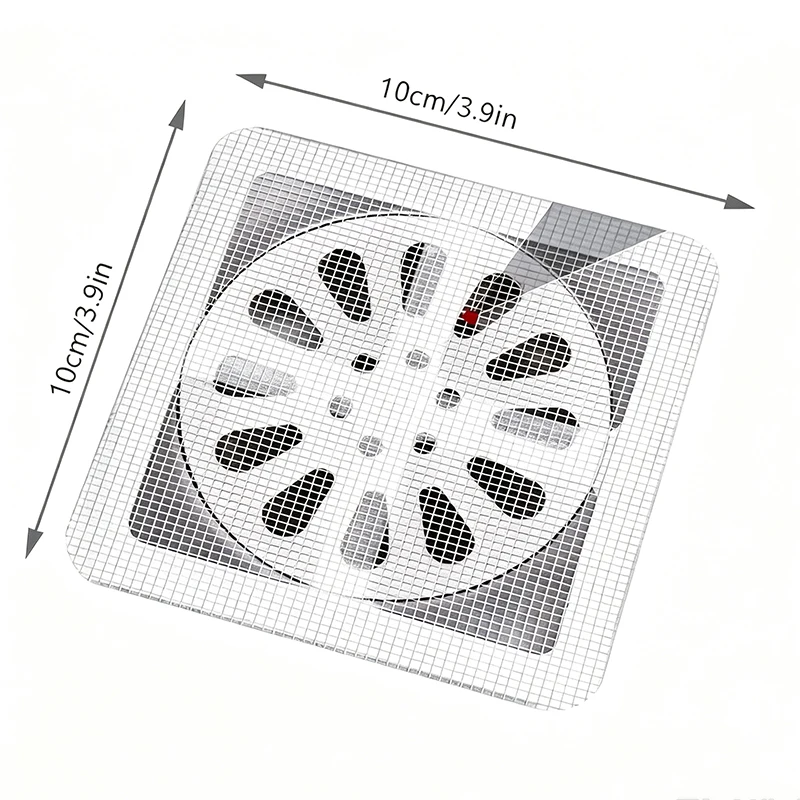 10-Count Self-Adhesive Hair Traps, Suitable for Shower, Kitchen Sink And Bathroom Drain - Anti-Clogging, Insect-Proof Drain Cove