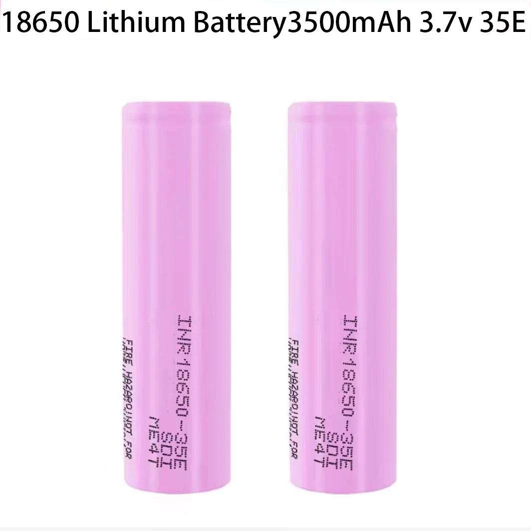 3500mAh 18650 3.7V 25A High Performance Rechargeable Lithium Battery Cell Safety Explosion‑proof Power Tool Cell for Flashlight