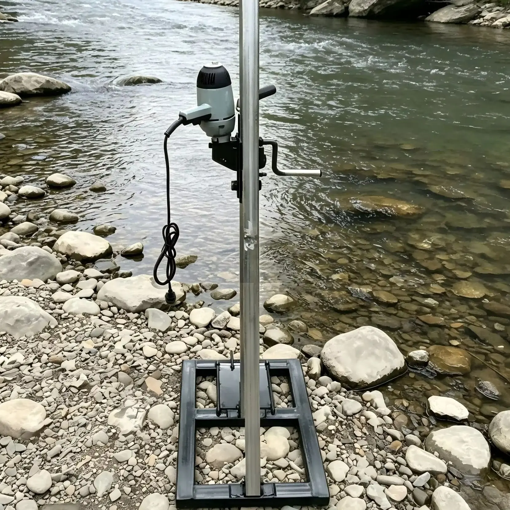

Customized Portable Handheld Electric Water Well Drilling Equipment, Low Noise Design with Fast Drilling Speed