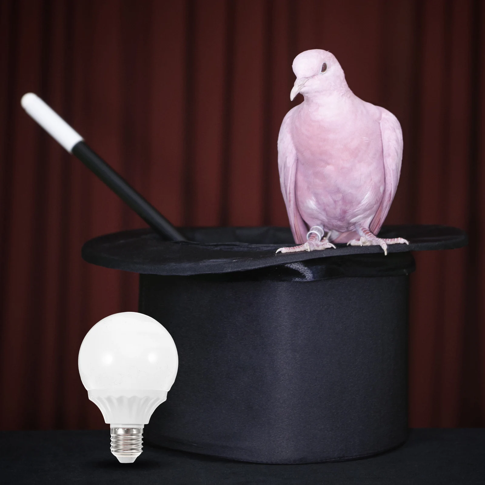 

Long Lasting Light Bulb Magic Prop Creative Funny Toy For Cheerful Party Entertainment