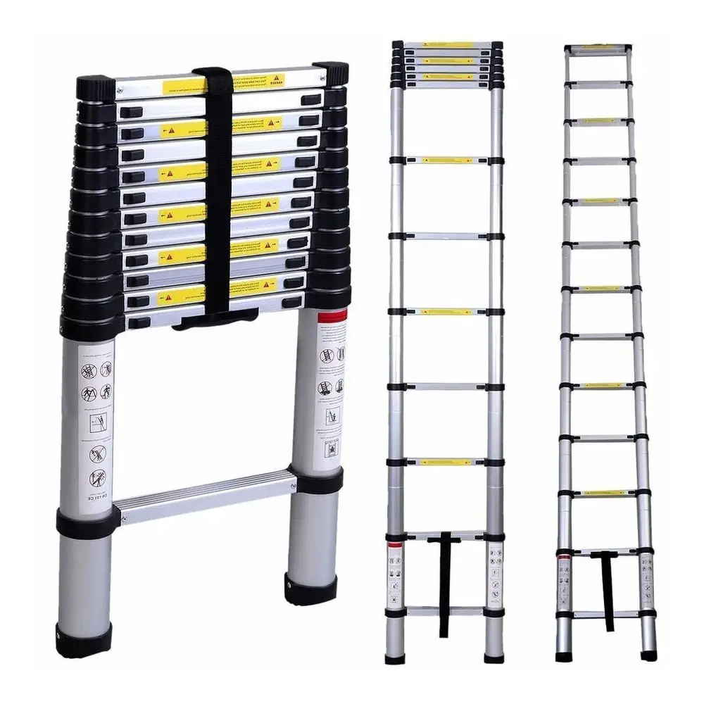 Top Design Aluminum Step Folding Ladders With Tool Shelf Traditional All-Aluminum Window With Ladder Reliable Aluminum Ladder